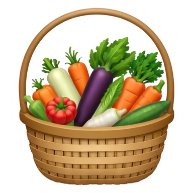 vegetable basket sticker
