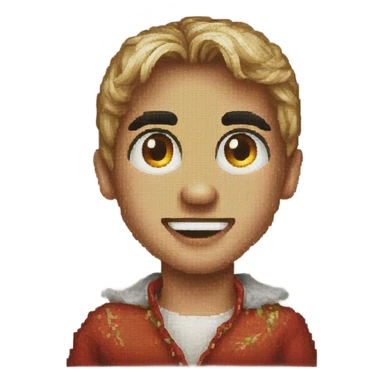 Cross stitch  sticker