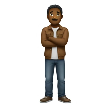 standing up cuddle sticker