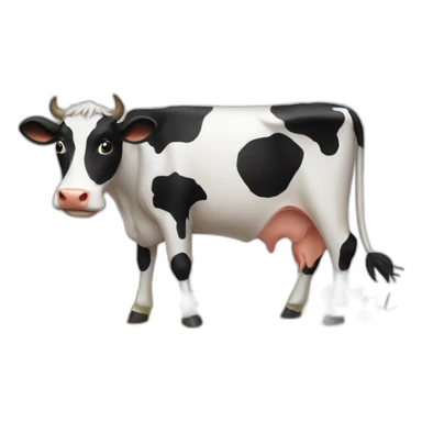 cow soccer sticker