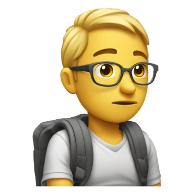 Lazy students sticker