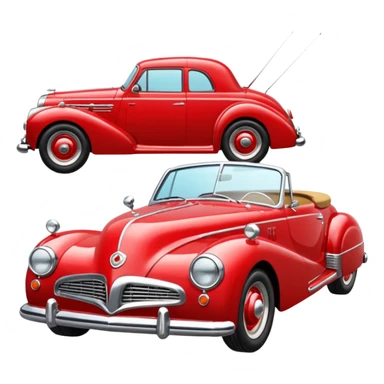 vintage car sticker