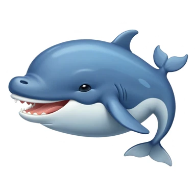 Cinematic Cute Yawning Humpback Whale Portrait Emoji, Head tilted slightly with a dramatic, wide-open yawn, showcasing a massive yet gentle blue-gray body with gently rippling baleen plates and sleepy, half-closed eyes, Simplified yet irresistibly adorable features, highly detailed, glowing with a soft, cozy marine glow, high shine, relaxed yet expressive, stylized with a dash of whimsical deep-sea charm, soft glowing outline, capturing the essence of a drowsy yet affectionate humpback whale that appears ready to drift into a deep-sea slumber! sticker