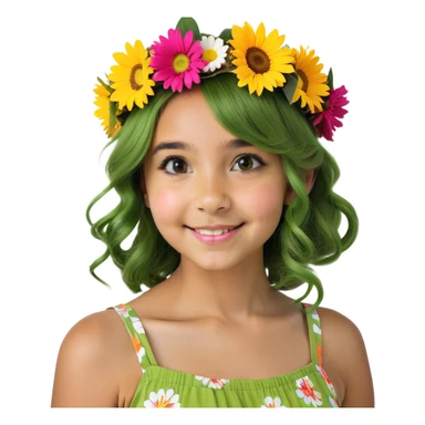 realistic portrait of a girl sticker