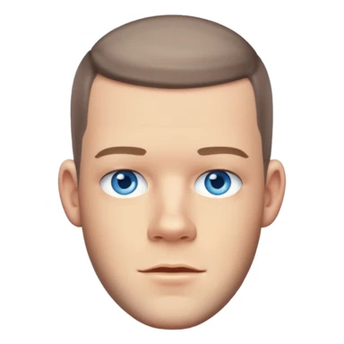 Russell Tovey with blue eyes sticker