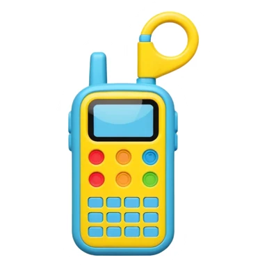 Kid toy walkie talkie with cartoon design sticker