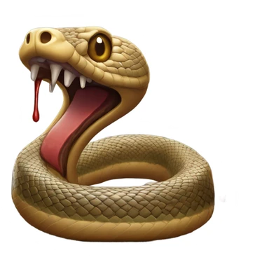 snake grilling a steak sticker