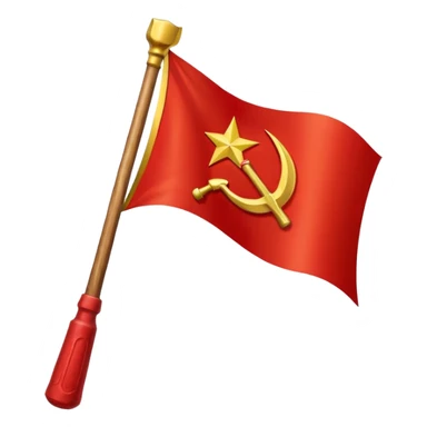 USSR flag sticker