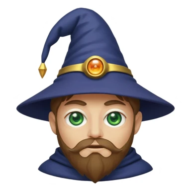 Cyclop with wizard hat sticker