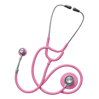 Pink stethoscope sticker
