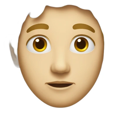 visage qui crit sticker