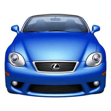 Lexus SC300 best view blue color sticker