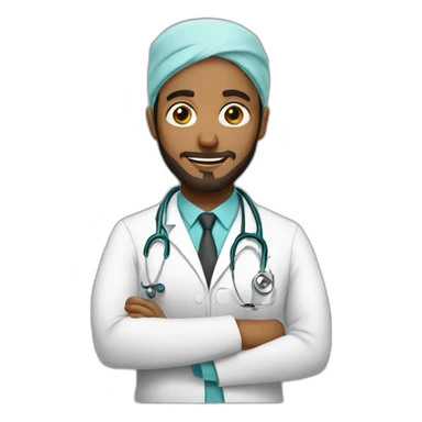Muslim doctor sticker