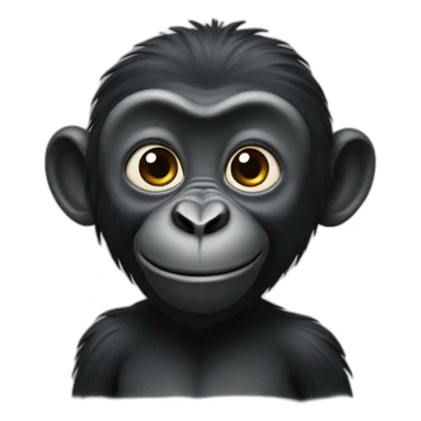 black monkey from bulgaria sticker