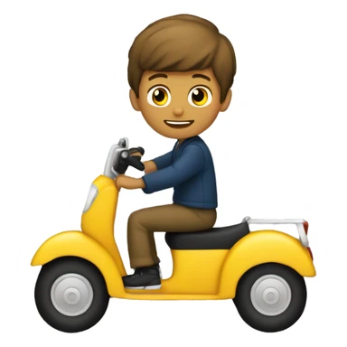 a boy code with ride sticker
