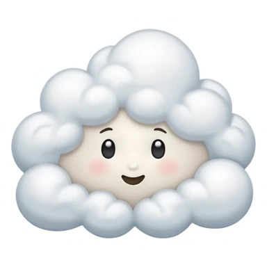 large White Cloud, emotion sticker