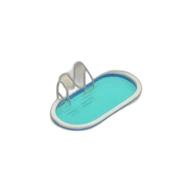 Swimming plot sticker