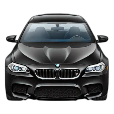 Bmw m5 black sticker