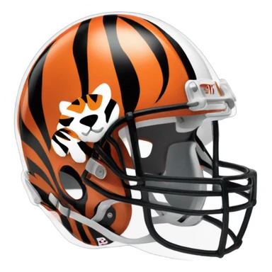 Bengals helmet  sticker