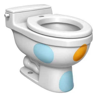 Mam used toilett bowl sticker