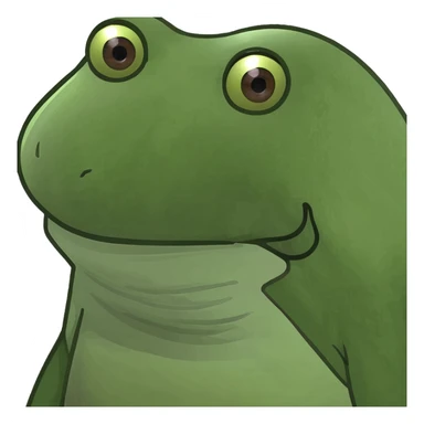 shoulder bufo frog meme emoji style sticker