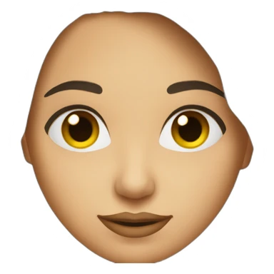 pretty-brunette-woman sticker