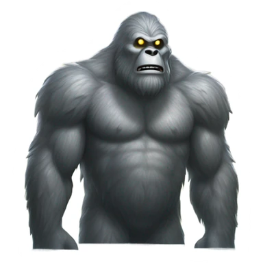 Silver big foot in swamp sticker