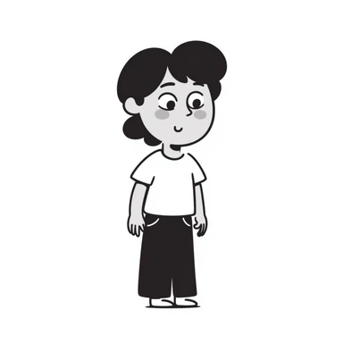 girl with redness under nose sticker