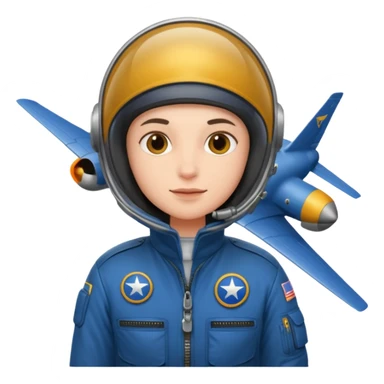 person flying sticker