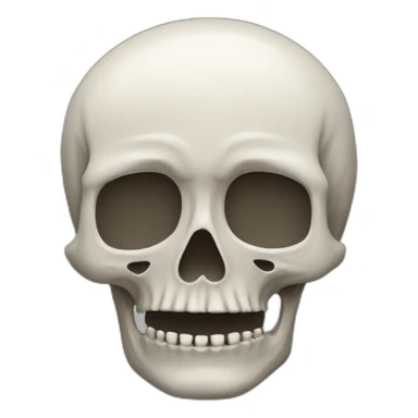 Une tombe avec un crâne dessus sticker