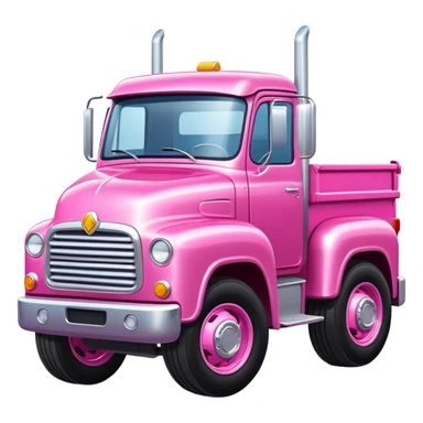 Pink truck sticker