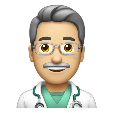 Chema medico con entradas sticker