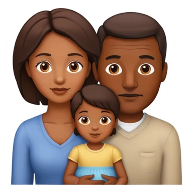 mum dad child sticker