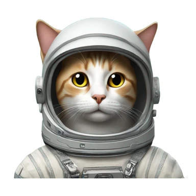 Cat in outer space  sticker