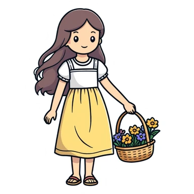 Cottage core sticker