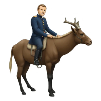 Macron qui voi un chameau  sticker