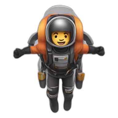 Jet pack escape sticker
