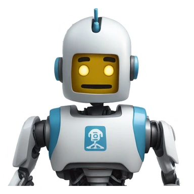 UN ROBOT HACIENDO SOLDADURA sticker