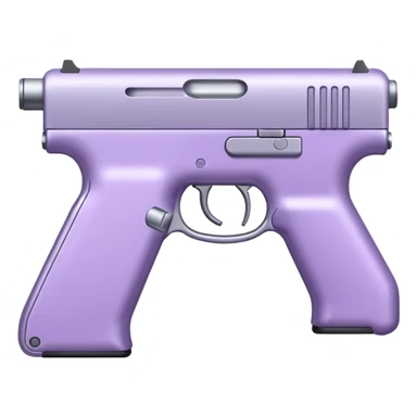 Pale purple gun sticker
