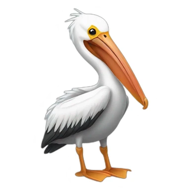 cute pelican sticker