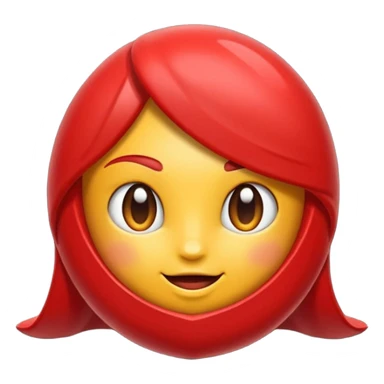 Cria um emoji de uma Maçã que tem asas sticker