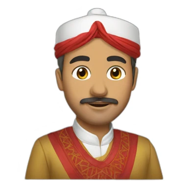 Roi du maroc sticker