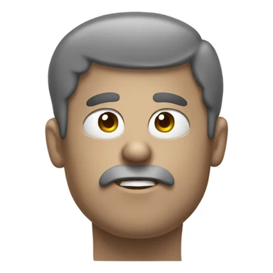 Very large man in a toilet  sticker