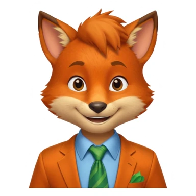 Nick Wilde from the Zootopia Disney movie sticker