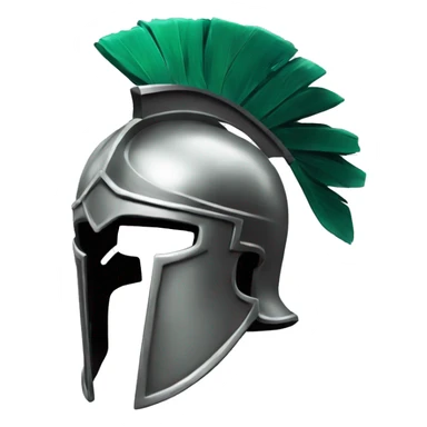 spartan helmet thining emoji sticker