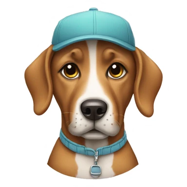 dog wearing clothes sticker