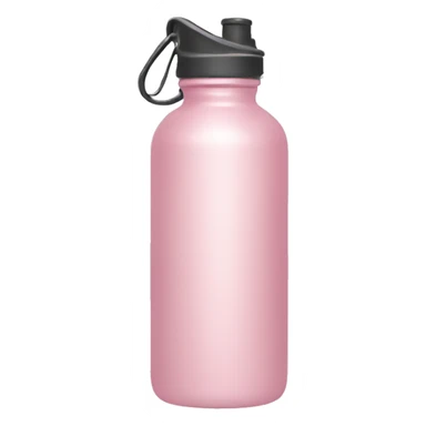 Light pink water bottle sticker