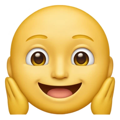 a yellow male emoji with a (closed mouth) sticker