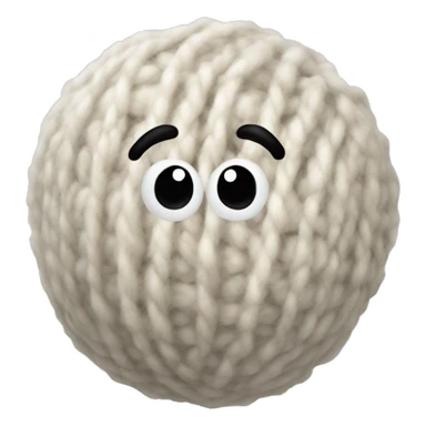 wool ball sticker