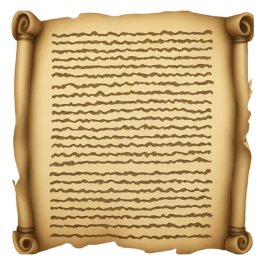 ancient scroll sticker